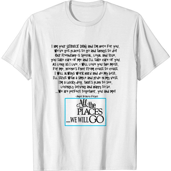 Service Dog Poem Tourq T-Shirt-image