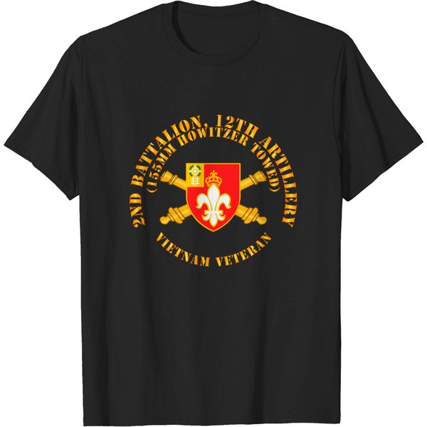 2Nd Bn 12Th Artillery 155Mm Towed Vietnam Vet T-Shirt-image