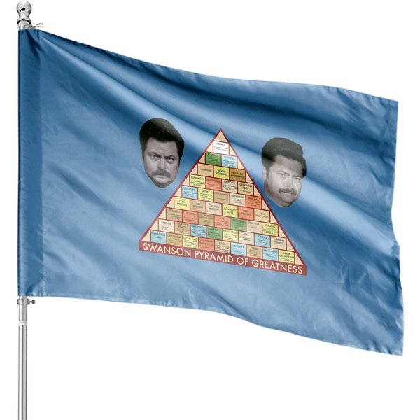 Swanson Pyramid Of Greatness Classic House Flags-image