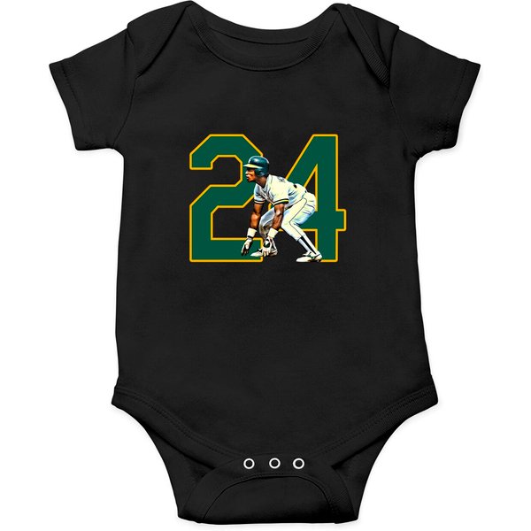 Rickey With The Steal - Rickey Henderson - Onesie-image