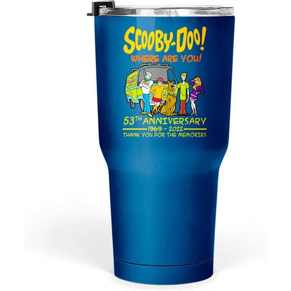 Scooby-Doo Where Are You 53Th Anniversary 1969-2022 Tumblers 30 Oz, Scooby Doo Tumblers 30 Oz Gift For Fan-image
