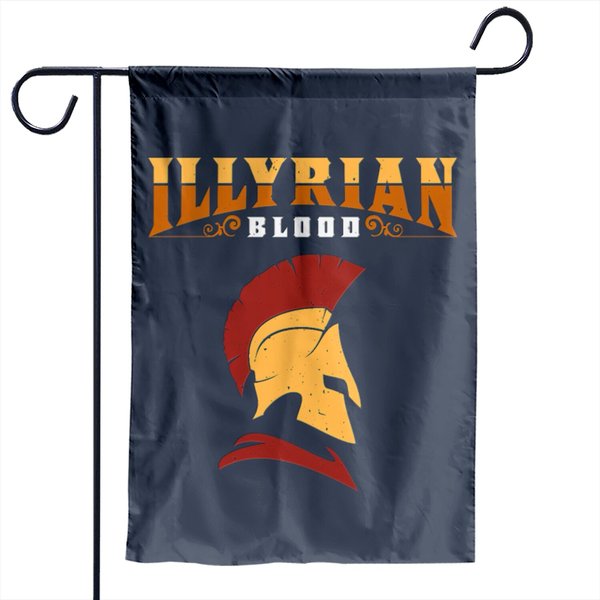 Illyrian Albania Kosovo Garden Flags-image