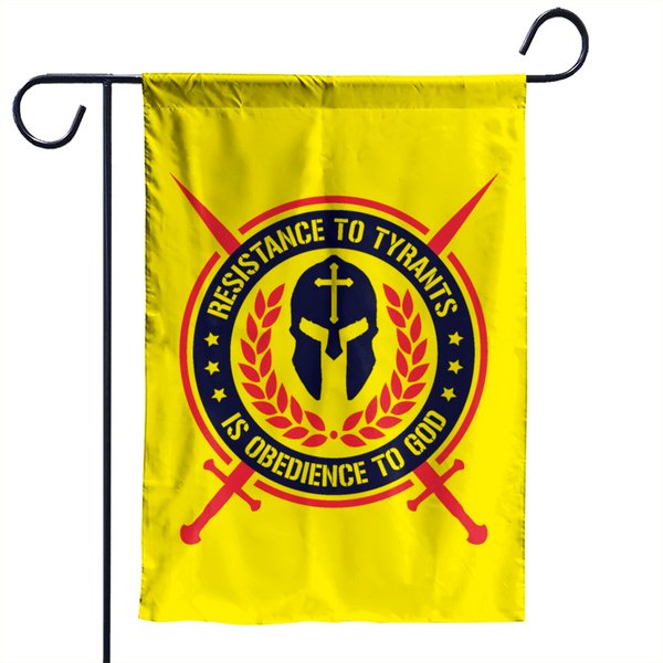 Resistance To Tyrants Is Obedience To God Garden Flags-image