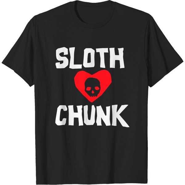 Sloth Loves Chunk - Goonies - T-Shirt-image