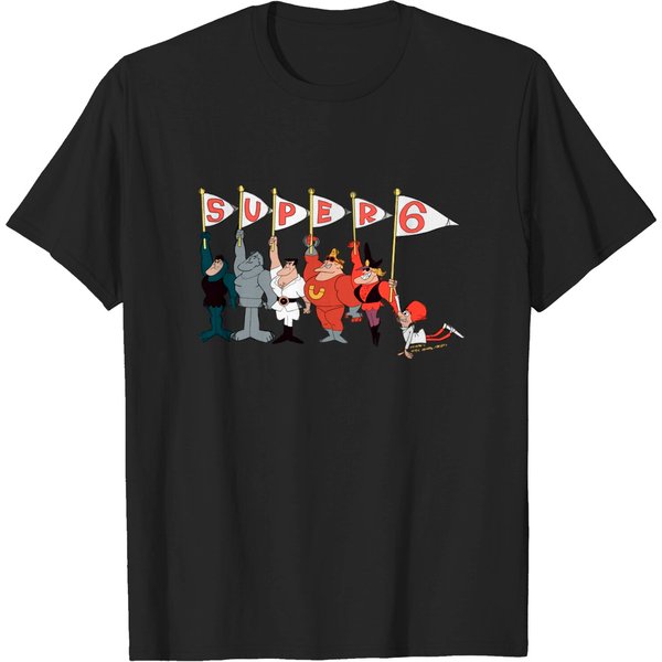 The Super 6 Cartoon - Superheroes - T-Shirt-image