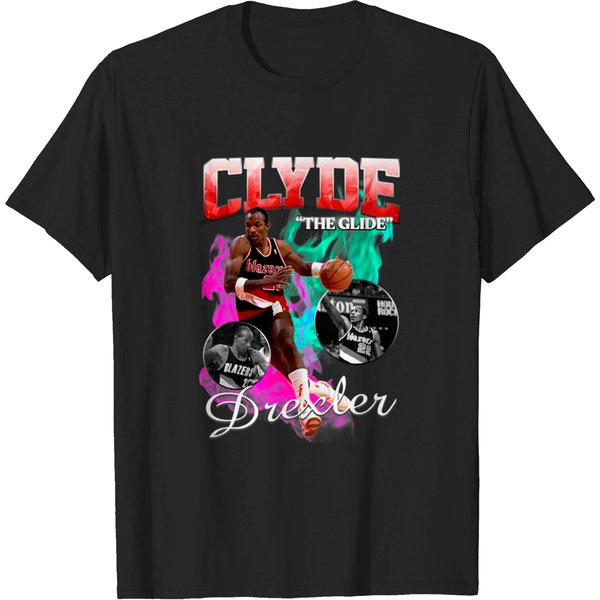 The Gide Vintage - Clyde Drexler - T-Shirt-image
