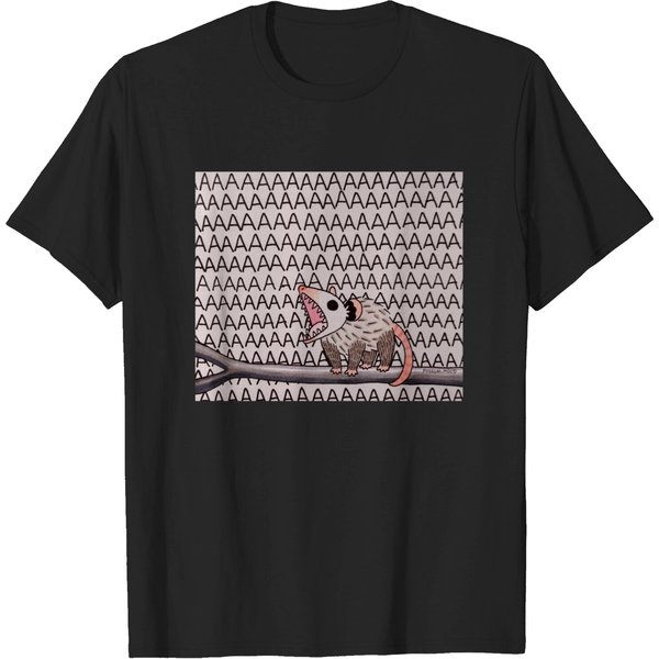 Aaaaaaaaaaaaaaaaaaaaa - Opossum - T-Shirt-image