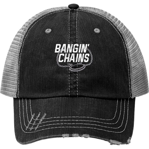 Disc Golf - Bangin' Chains Trucker Hats-image
