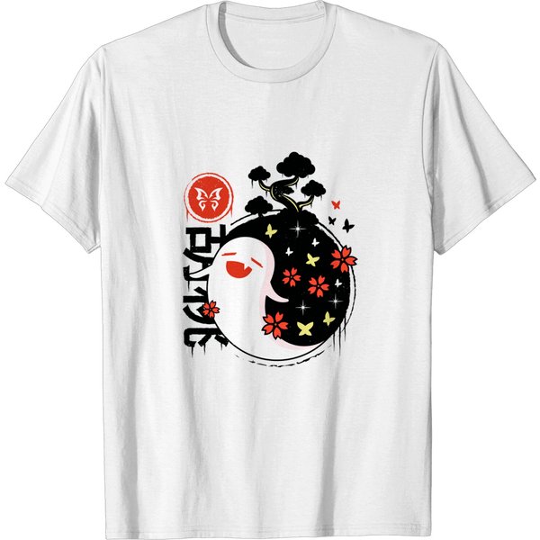 Hu Tao Ghost - Genshin Impact - T-Shirt-image