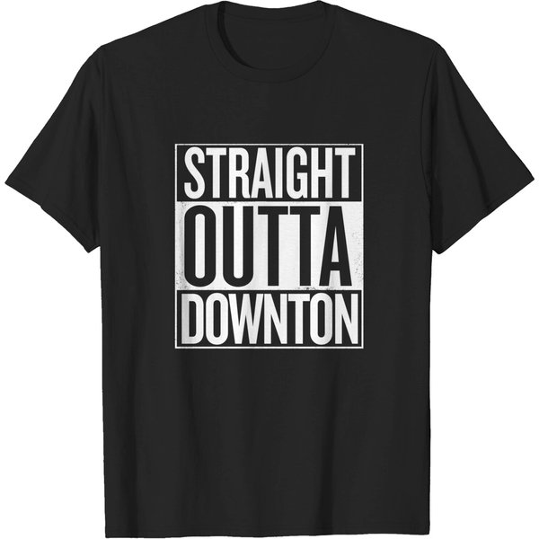 Straight Outta Downton Abbey White - Downton Abbey - T-Shirt-image