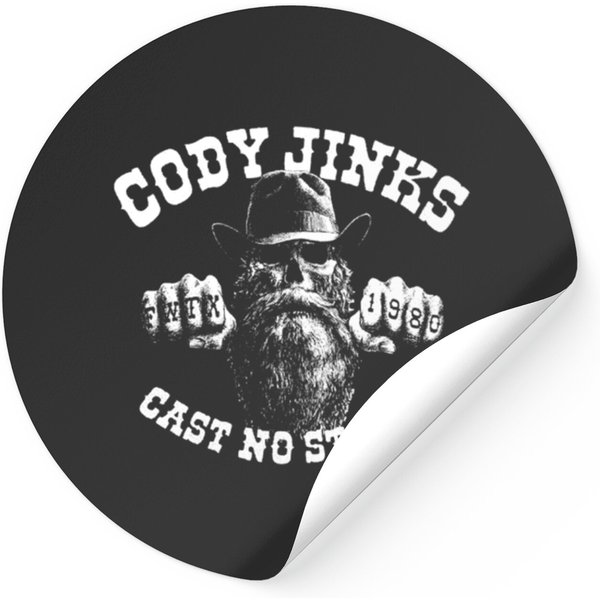 Super Cody Jinks Cast No Stones Stickers-image