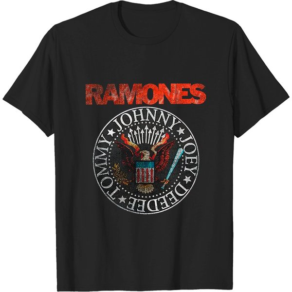 Ramones Unisex Tee: Vintage Eagle Seal-image