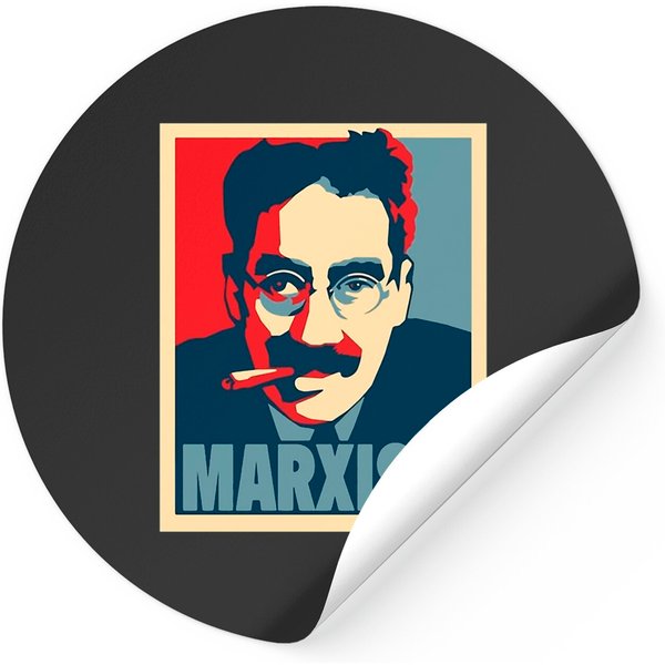 Groucho Marx - Marxism Classic Stickers-image