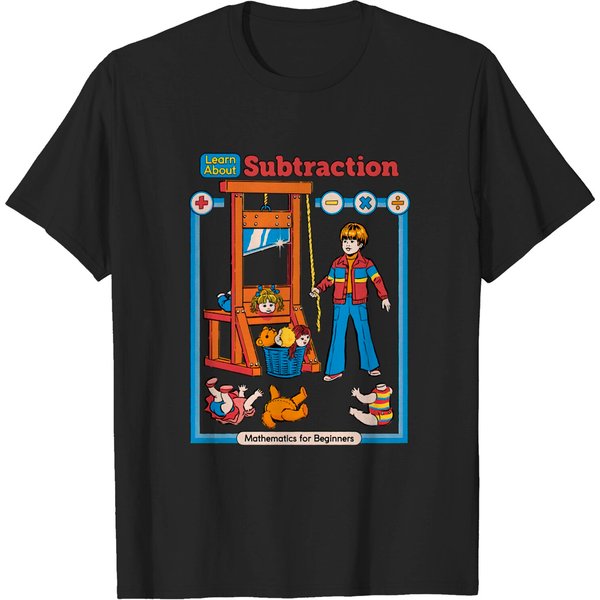 Learn About Subtraction - Funnytee - T-Shirt-image