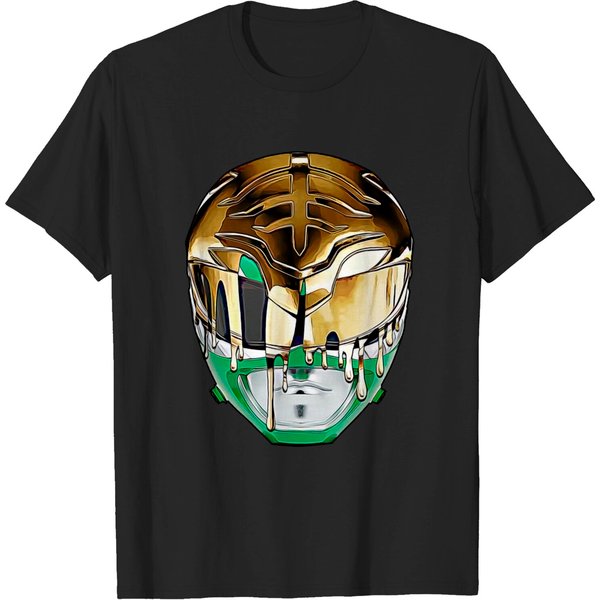 Green To White - Mighty Morphin Power Rangers - T-Shirt-image