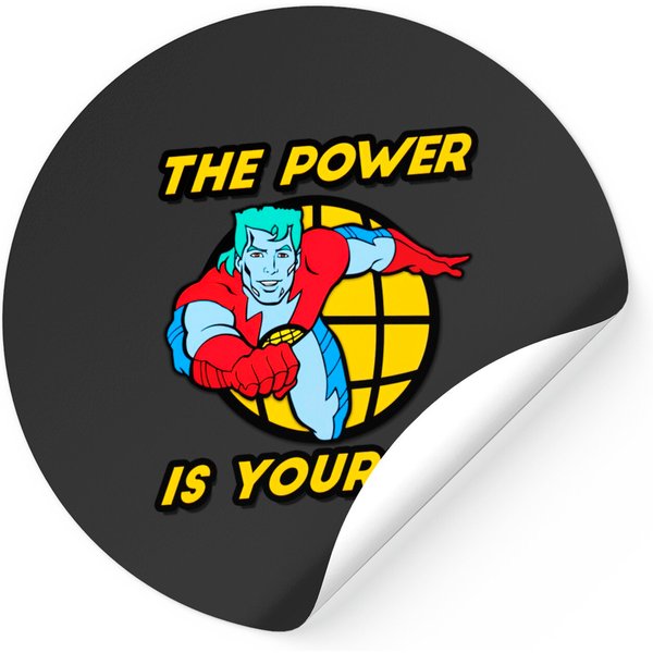 Captain Planet Flying - Captain Planet - Stickers-image