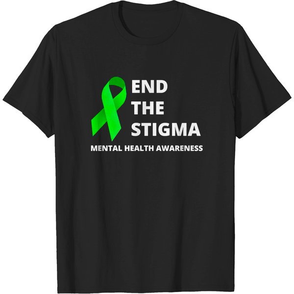 End The Stigma - Mental Health Awareness Merch - Mental Health Awareness - T-Shirt-image