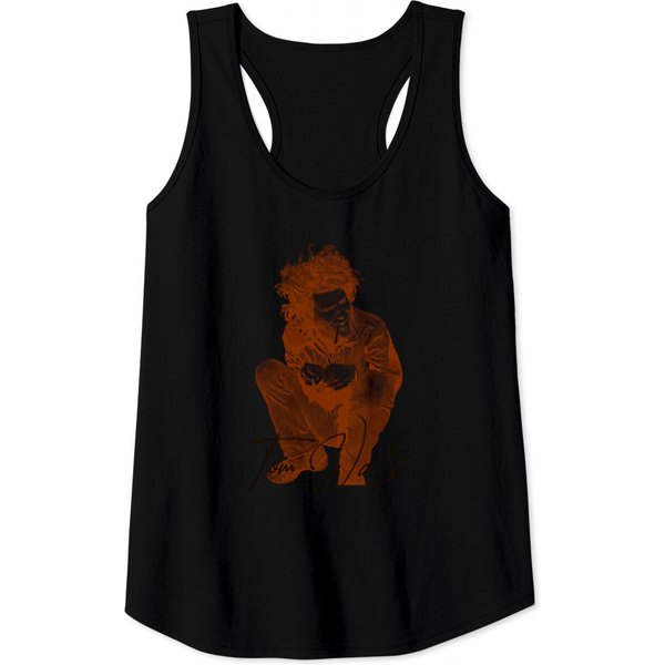 Young Tom Waits - Tom Waits - Tank Tops-image