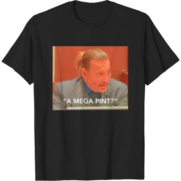 A Mega Pint Johnny Depp T-Shirt,Justice For Johnny Depp Shirt-image
