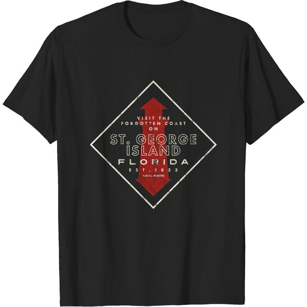St. George Island, Florida - Lighthouse - Florida - T-Shirt-image
