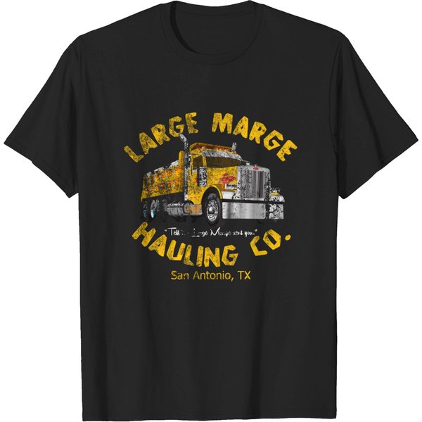 Large Marge Hauling, Distressed - Pee Wee Herman - T-Shirt-image