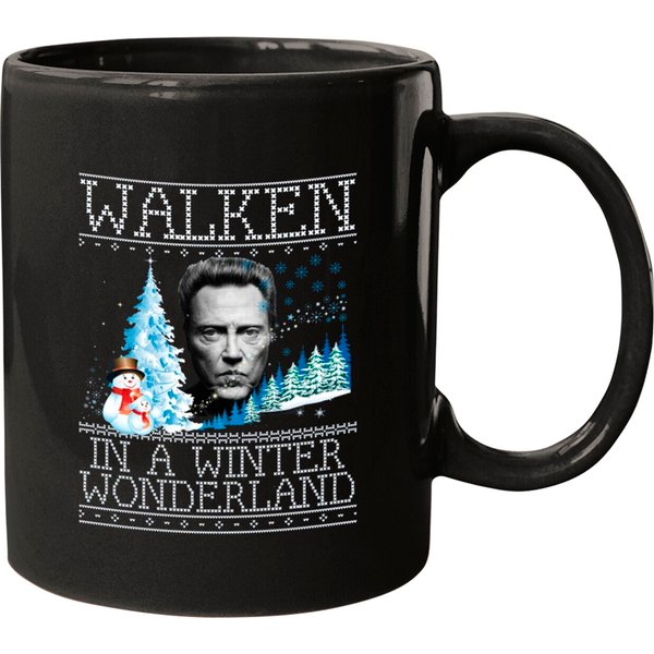 Walken In A Winter Wonderland Christmas Knit - Christopher Walken - Mugs-image