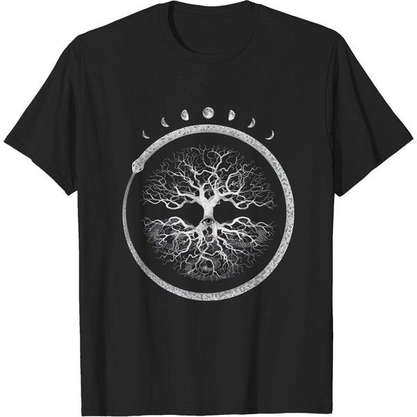 Ouroboros Tree Of Life - Tree Of Life - T-Shirt-image