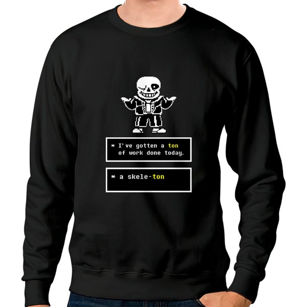 Undertale - Sans Puns - Sans Undertale - Sweatshirts-image