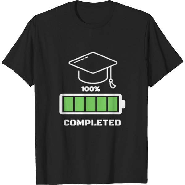 Graduation 100% Completed T-Shirt T-Shirt-image