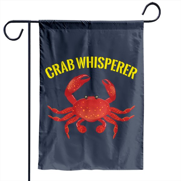 Crab Whisperer Crabbing - Crab - Garden Flags-image
