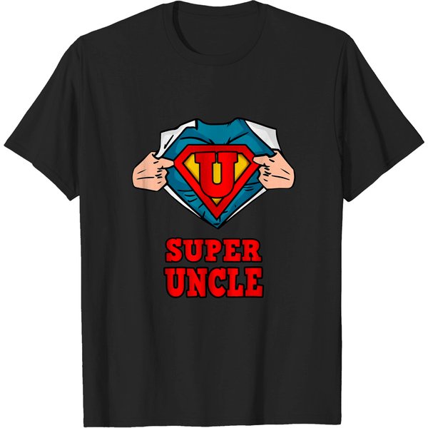 Super Uncle Superhero Shirt - Great Gift From Niece And Neph-image