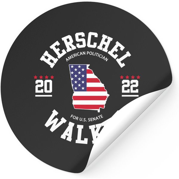 Herschel Walker 2022 Georgia Senate Classic Stickers-image