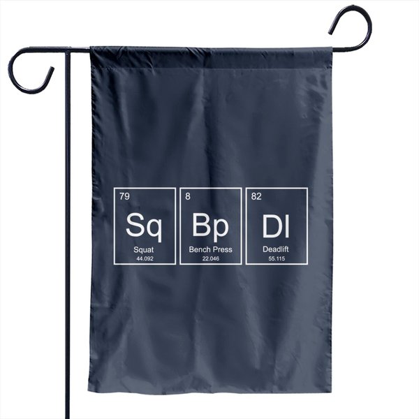 Elements Of Powerlifting - Powerlifting - Garden Flags