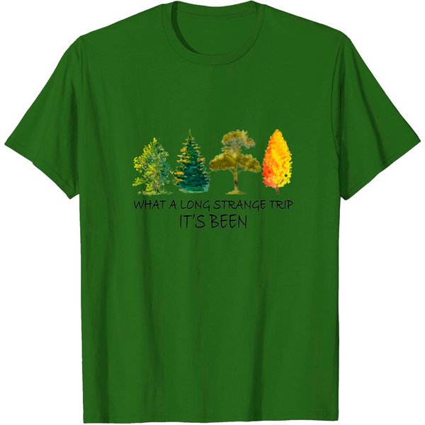What A Long Strange Trip It's Been Tree Shirt - What A Long Strange Trip Its Been Tree - T-Shirt-image