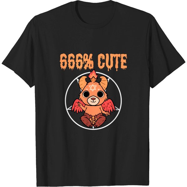 Baphomet 666 % Cute T-Shirt-image