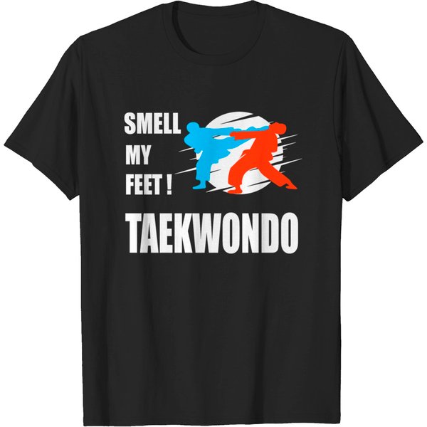 Funny Taekwondo Shirt Smell My Feet Tae Kwon Do T-Shirt-image