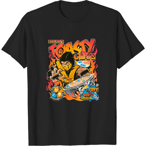 Scorpion Mortal Kombat Parody Toasty Video Game T-Shirt Unisex S-5Xl, Funny Scorpion Shirt, Funny Mortal Kombat Shirt-image