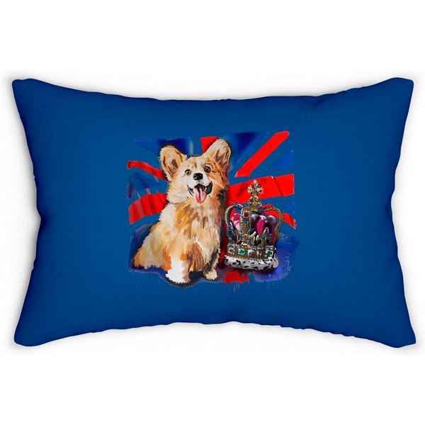 Queen Elizabeth Ii Platinum Jubilee Lumbar Pillows-image