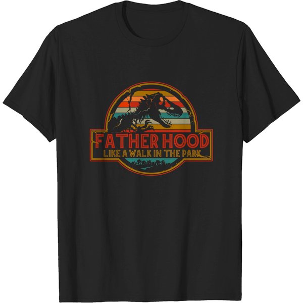 Fatherhood Is A Walk In The Park Shirt-image