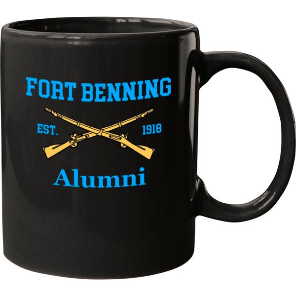Fort Benning Alumni Est 1918 Grunt College Birthda Mugs