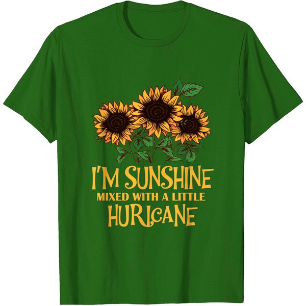 I'm Sunshine Mixed With A Little Hurricane T-Shirt-image