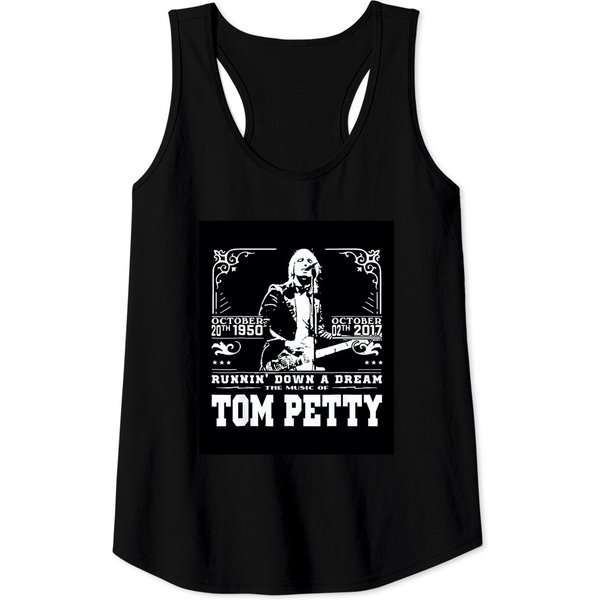Vintage Tom Petty Country Music Arts Classic Tank Tops-image