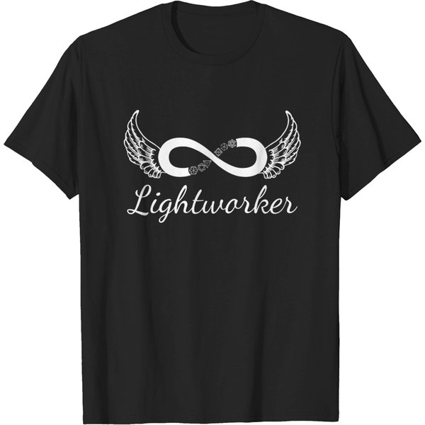 Lightworker Infinity Angel Wings T-Shirt-image