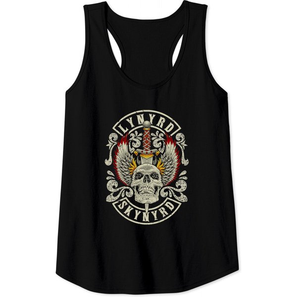 Lynyrd Skynyrd Legend Rocks Essential Tank Tops-image