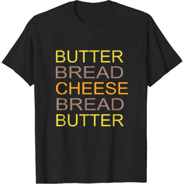 Butter Bread Cheese T-Shirt-image