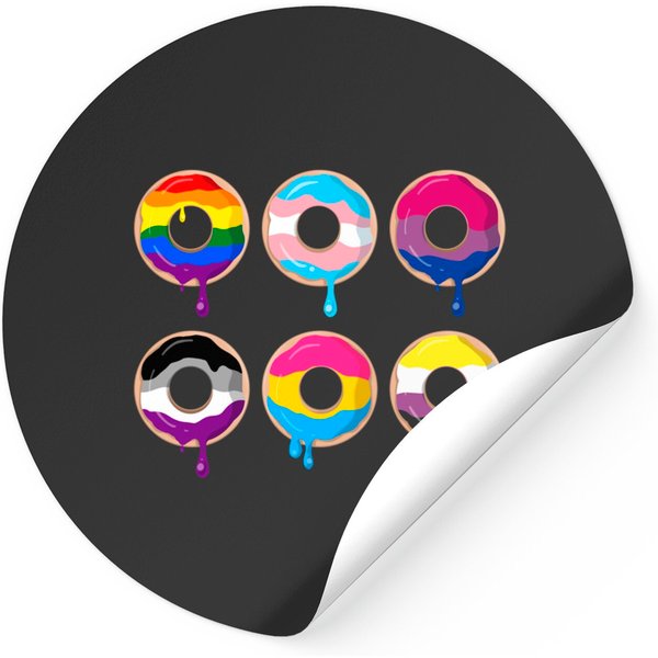 Pride Donuts - Pride - Stickers-image