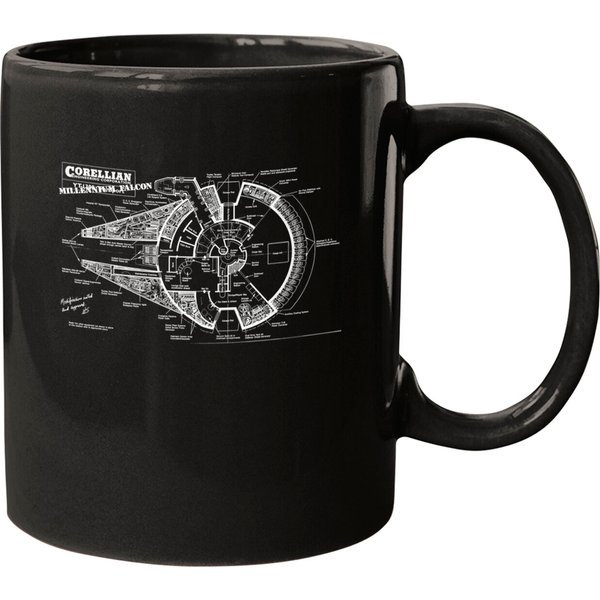 Millennium Falcon Original Blue Prints Mugs-image