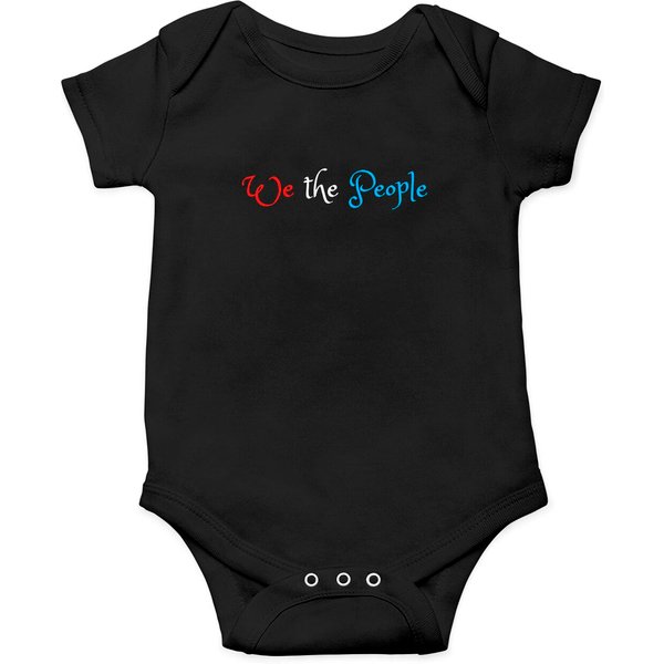 Kid Rock We The People (In Red White And Blue Script Font) Onesies-image
