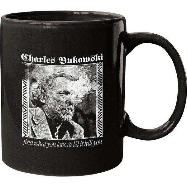 Charles Bukowski /// Aesthetic Faded Punkstyle Design - Charles Bukowski - Mugs-image
