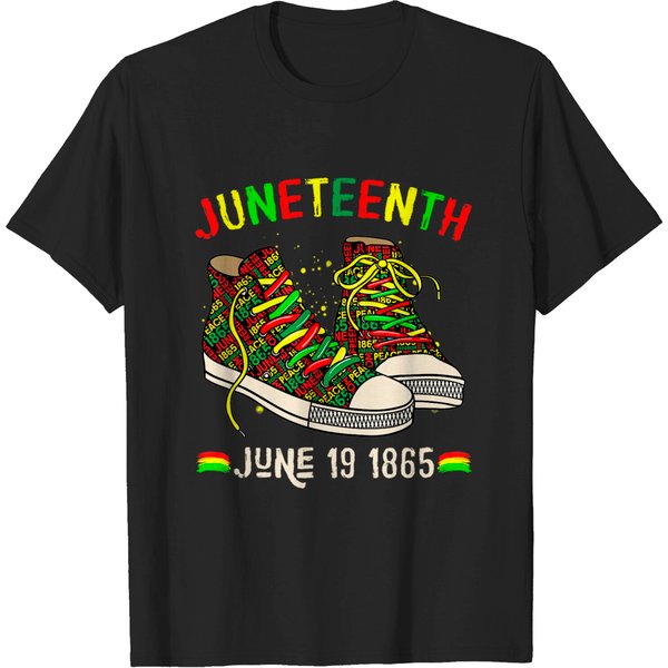 Juneteenth June 19 1865 Black African-American Independence T-Shirt-image